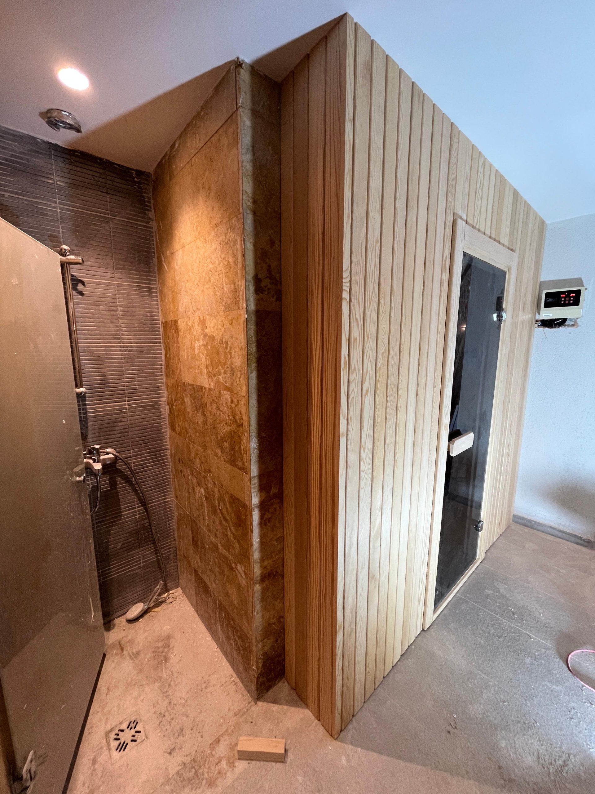 sauna yapımında kullanılan ahşaplar